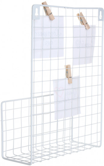 Полка настенная декоративная с открытками