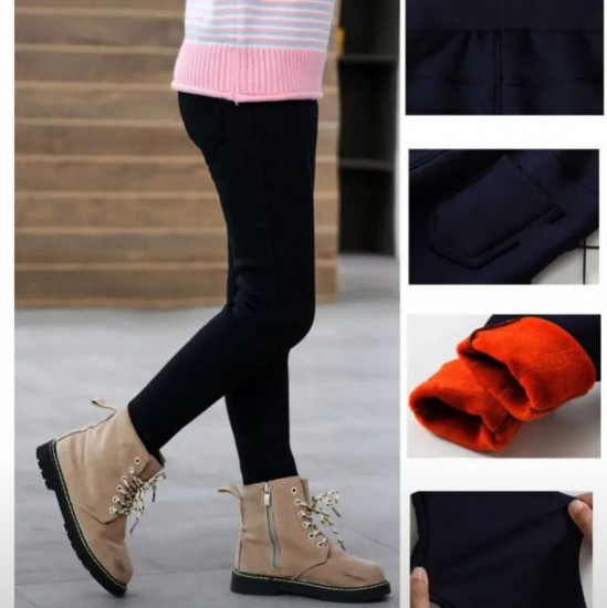 Леггинсы для девочек с начесом