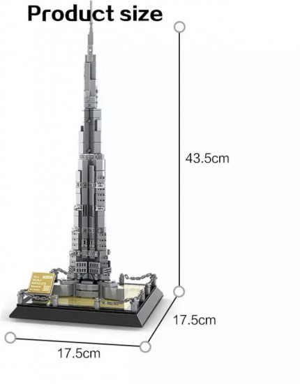 Конструктор пластиковый «Бурдж-Халифа»
