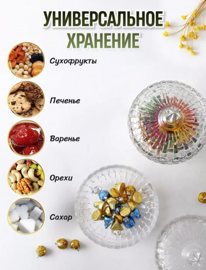 Сахарница с крышкой