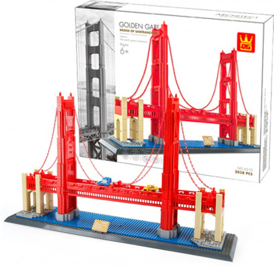 Конструктор пластиковый «Мост. Золотые ворота»