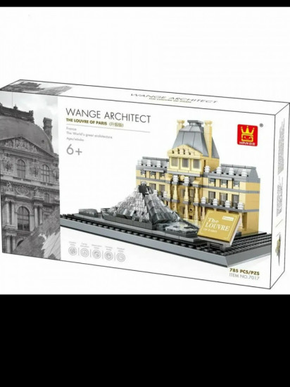 Конструктор пластиковый «Лувр»