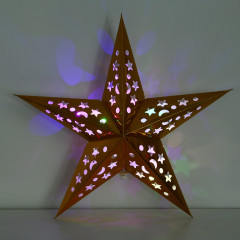 Звезда интерьерная с гирляндой «Искры» - Фото 1