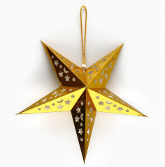 Звезда интерьерная с гирляндой «Искры» - Фото 2