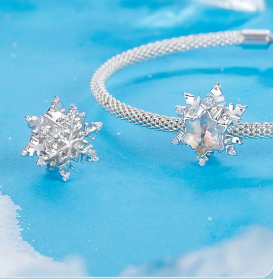 Шарм «Снежинка Мурано»