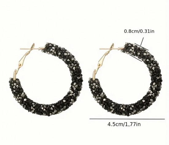 Серьги женские «Черная ночь»