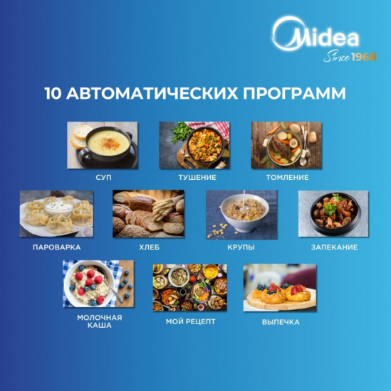 Мультиварка Midea MW-3808ST