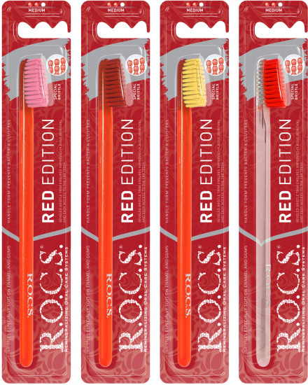 Зубная щетка средней жесткости