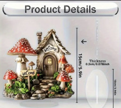 Акриловая фигурка «Грибной домик» - Фото 1