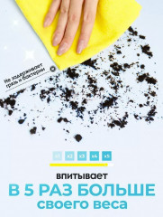 Набор салфеток из микрофибры для уборки - Фото 5