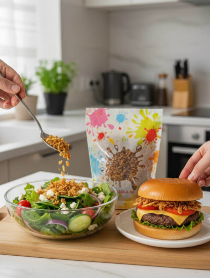 Лук жареный