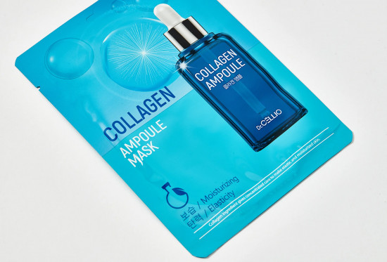 Маска для лица тканевая с коллагеном «Collagen Ampoule Mask»