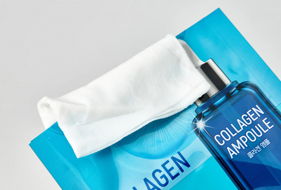 Маска для лица тканевая с коллагеном «Collagen Ampoule Mask»