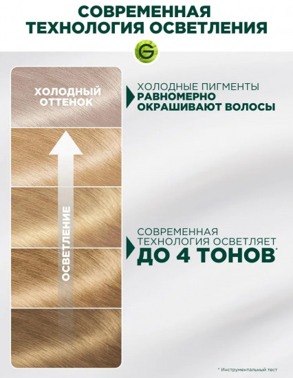 Краска для волос стойкая питательная, оттенок 103+ Морозное серебро