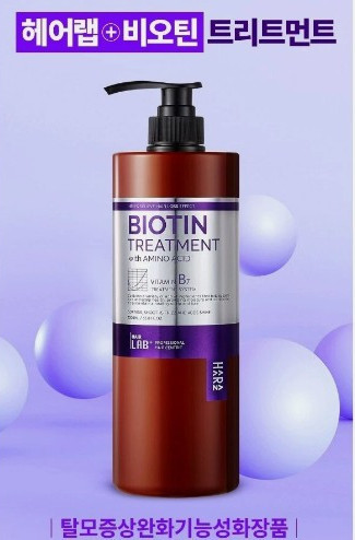 Кондиционер с биотином против выпадения и роста волос «Hair Lab Plus Biotin Hair Loss Relief Treatment»