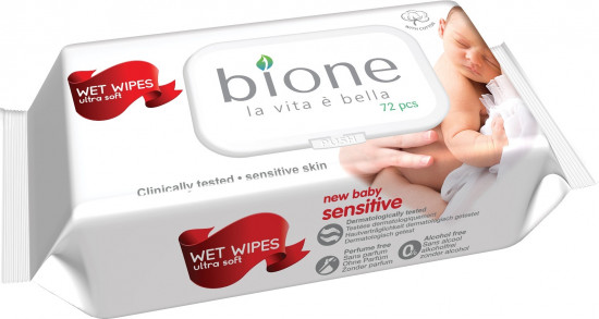 Салфетки влажные детские «Sensitive»