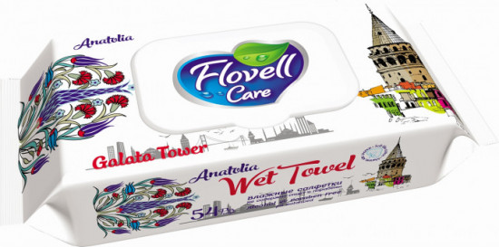 Салфетки влажные освежающие «Anatolia»