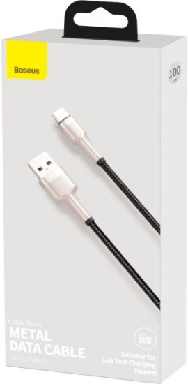 Кабель Baseus Cafule Series Metal CAKF000101 Type-C 5A 66W
