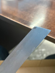 Нож танто сувенирный на подставке, белые ножны, под змею - Фото 2