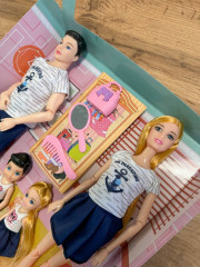 Набор кукол-моделей Alisa «Барби, Кен, девочка, мальчик» - Фото 2