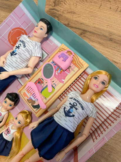Набор кукол-моделей Alisa «Барби, Кен, девочка, мальчик»