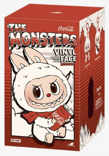 Мягкая игрушка-сюрприз «Labubu Vinyl Face Plush Coca-Cola»