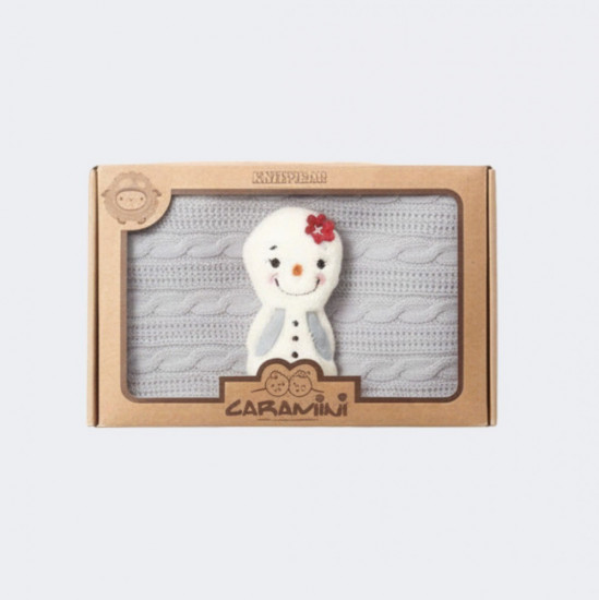 Детский плед с игрушкой