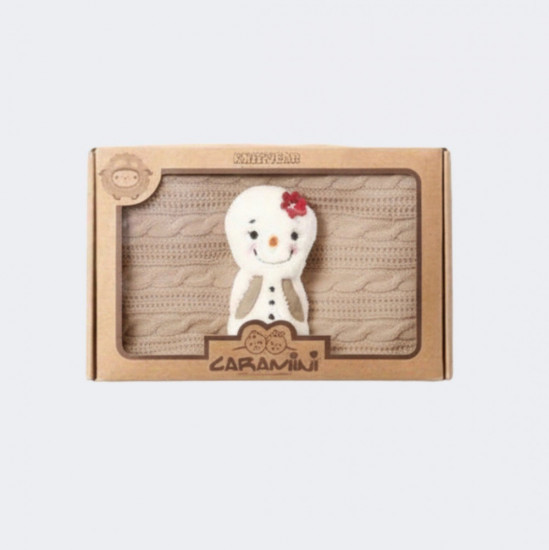 Детский плед с игрушкой