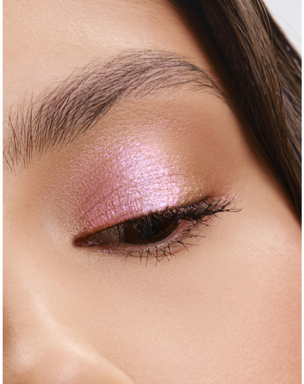 Тени-спарклы сияющие розово-лиловые дуохромные «Single Eyeshadow», оттенок Mimosa