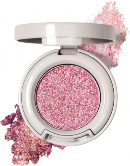 Тени-спарклы сияющие розово-лиловые дуохромные «Single Eyeshadow», оттенок Mimosa