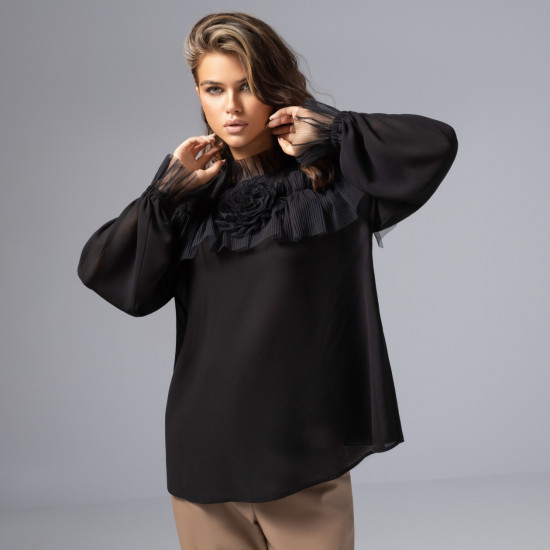 Блуза женская «Мелодия сердца Ночь»