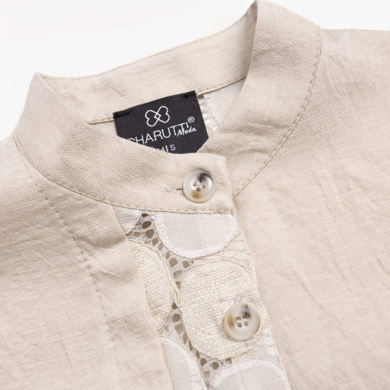 Рубашка женская «Кружевной повод Пульс сердца»