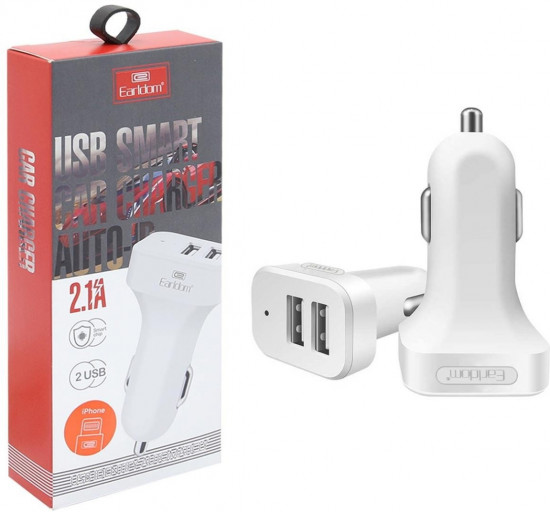 АЗУ Earldom ES-131 2.1A 2xUSB порта