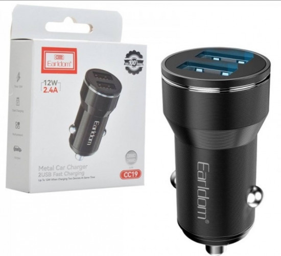АЗУ Earldom ES-CC19 2.1A 2xUSB порта
