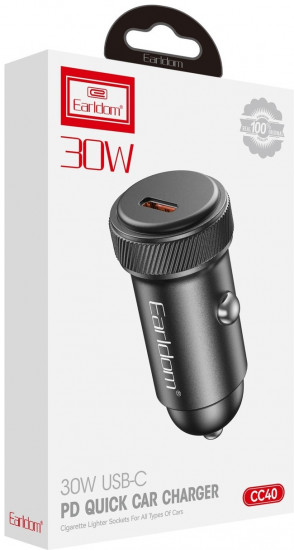 АЗУ Earldom ES-CC40 30W PD Type-C порты