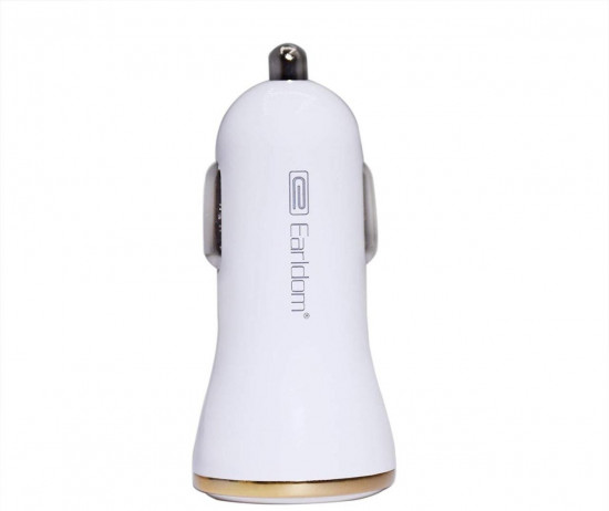 Комплект АЗУ Earldom ES-123 2.1A 2 USB-порта + кабель Lightning