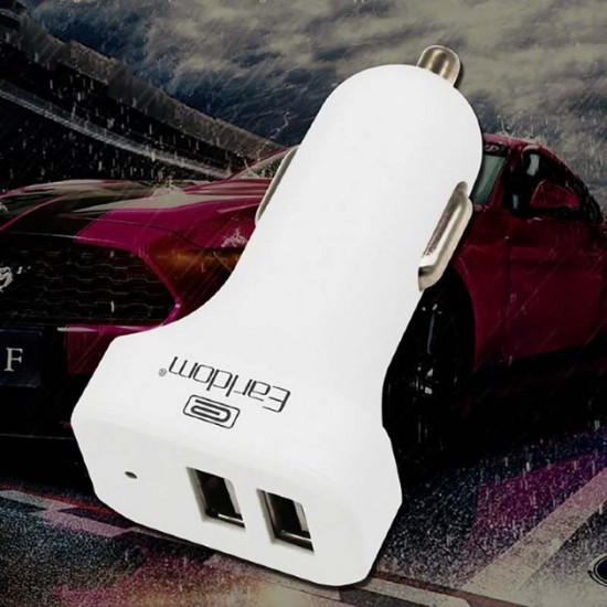 Комплект АЗУ Earldom ES-131 2.1A 2xUSB порта + кабель Lightning