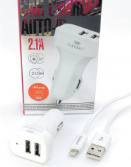 Комплект АЗУ Earldom ES-131 2.1A 2xUSB порта + кабель Lightning - Фото 4