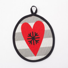 Прихватка «Love snow» - Фото 1