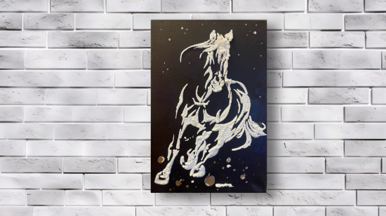 Картина «Конь в яблоках»