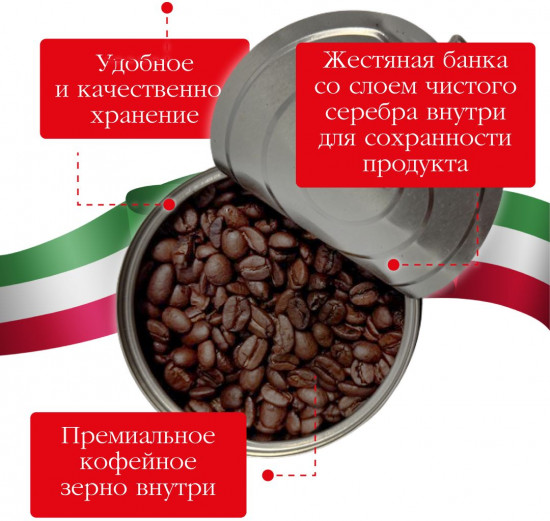 Кофе в зернах «Miscela Classic blend»