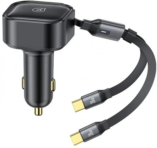 АЗУ Usams US-CC220 C41 30W Встроенный кабель 2xType-C