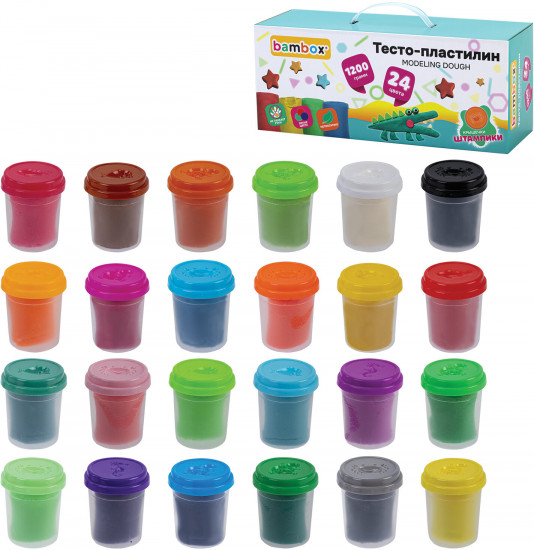 Тесто-пластилин для лепки супер пластичное