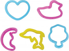 Тесто-пластилин для лепки супер пластичное с формочками - Фото 5