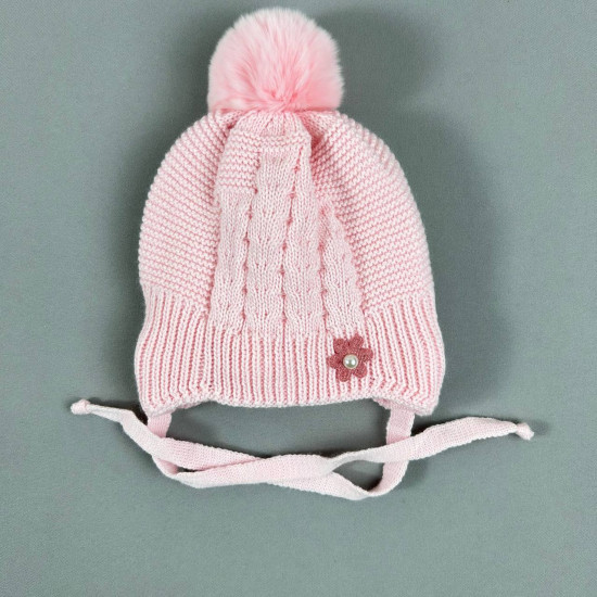 Зимняя детская шапка для новорожденных