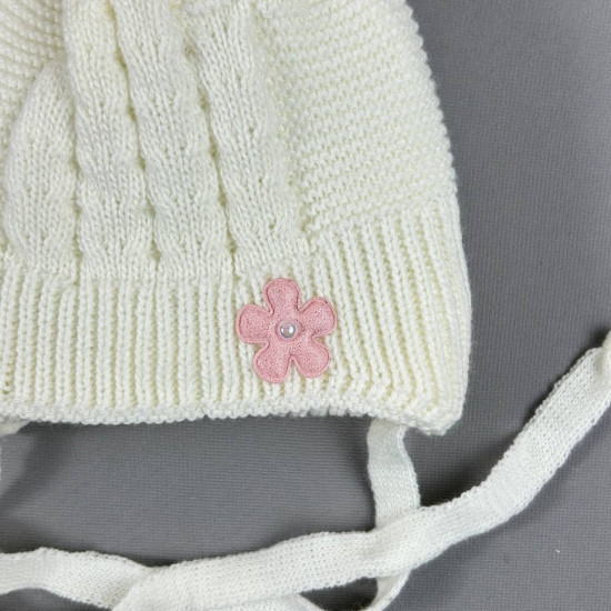 Зимняя детская шапка для новорожденных