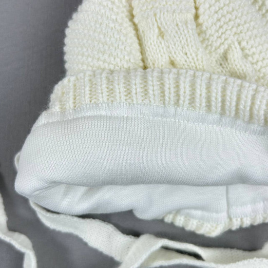 Зимняя детская шапка для новорожденных