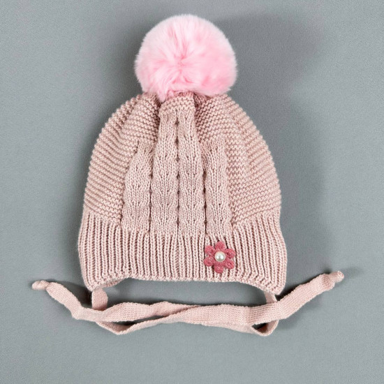 Зимняя детская шапка для новорожденных