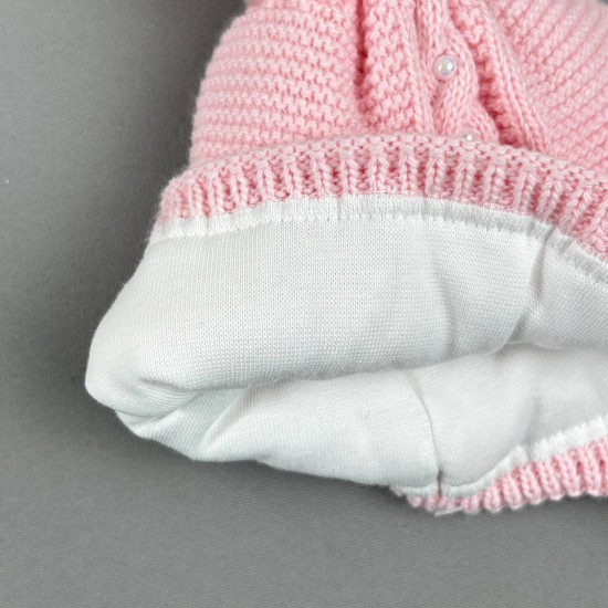 Зимняя детская шапка для новорожденных