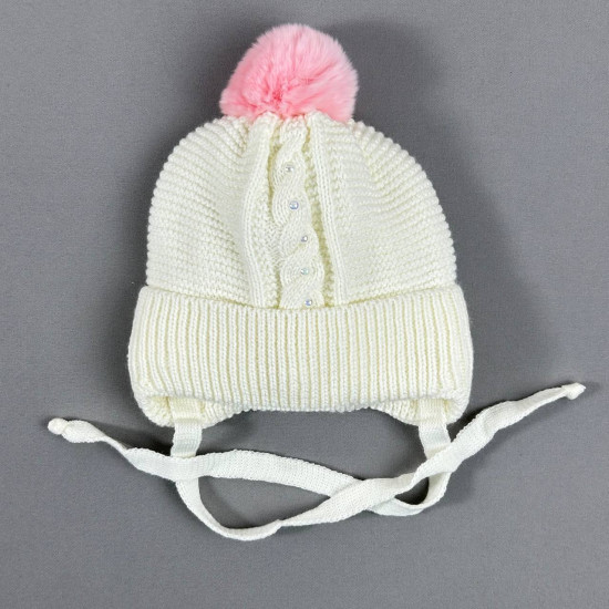 Зимняя детская шапка для новорожденных